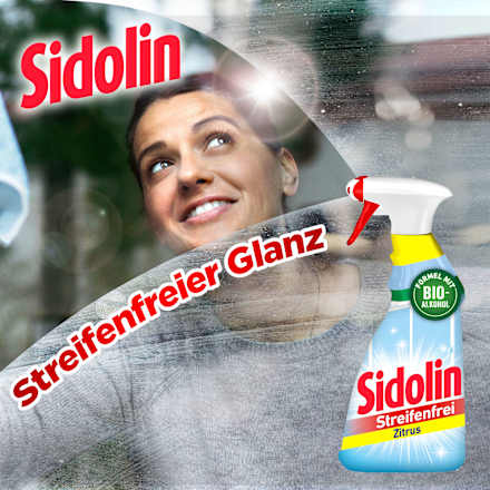Glasreiniger Zitrus  Sidolin