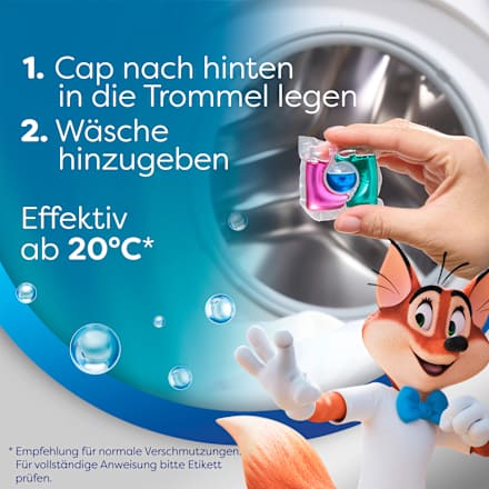 Vollwaschmittel Caps Power Deo Frische-Kick Spee