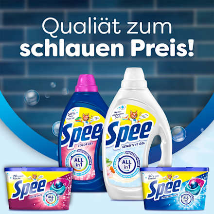 Vollwaschmittel Sensitive Gel Spee