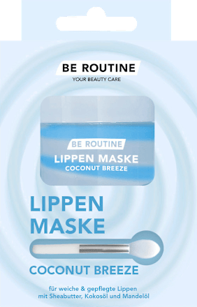 Lippenmaske Coconut Breeze BE ROUTINE