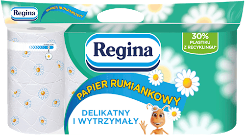 Papier toaletowy Rumiankowy, 3-warstwowy, 8x150 listków Regina