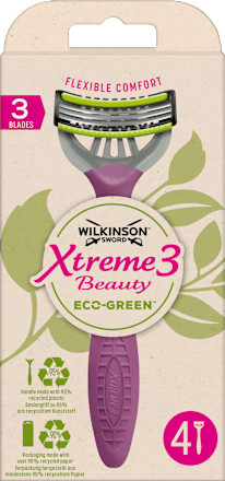 Maszynki do golenia jednorazowe XTREME3 BEAUTY ECO GREEN WILKINSON SWORD