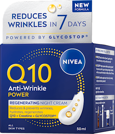 Nočna krema proti gubam Q10 Power NIVEA