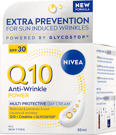 Denný pleťový krém proti vráskam Q10 Power Multi Protective SPF 30 NIVEA