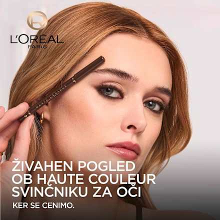 Črtalo za oči Haute Couleur Khol, 120 Brun Leather L'ORÉAL PARiS