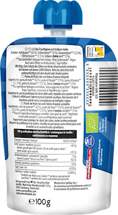 Eko voćni pire Paw Patrol Chase – jabuka, banana, jagoda PURE & FUN