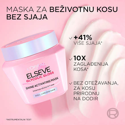 Maska za kosu sa glikolnom kiselinom L'ORÉAL PARiS ELSEVE