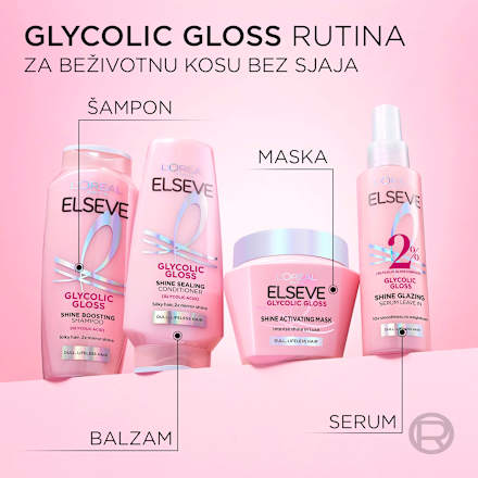 Maska za kosu Glycolic Gloss L'ORÉAL PARiS ELSEVE