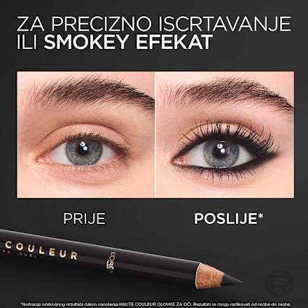 Olovka za oči Haute Couleur – 110 Noir Silk L'ORÉAL PARiS