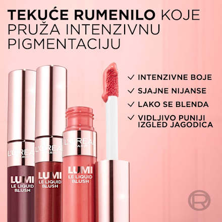 Tekuće rumenilo Lumi – 645 Berry Glow L'ORÉAL PARiS