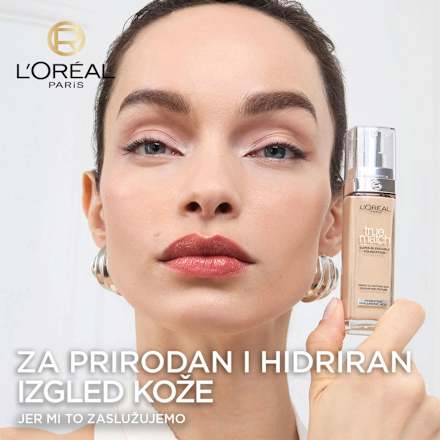 true match tekući puder – 6.N Honey L'ORÉAL PARiS