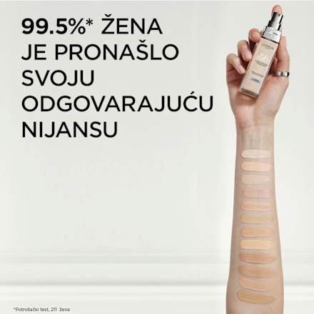 true match tekući puder – 6.N Honey L'ORÉAL PARiS