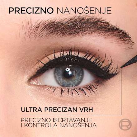 Tuš za oči Haute Precision – 010 Black Silk L'ORÉAL PARiS