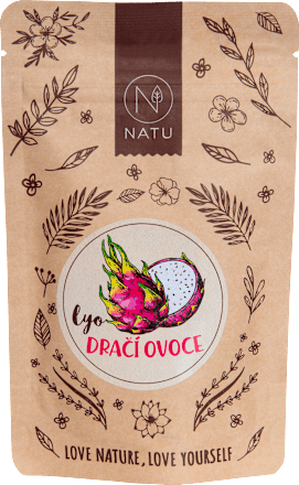 lyofilizované dračí ovoce kousky NATU