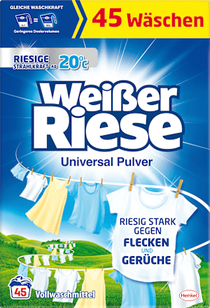 Praškasti deterdžent za rublje – Universal, 45 pranja Weißer Riese