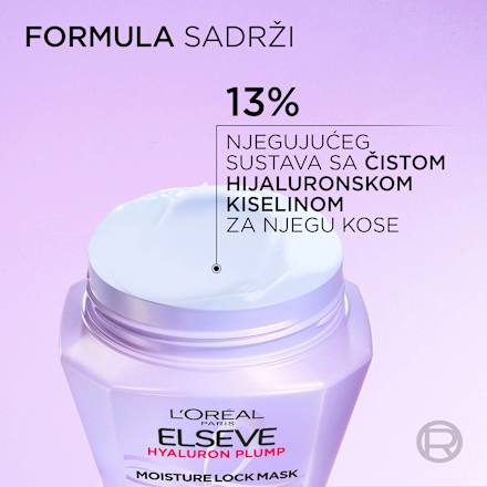 Maska za kosu Hydra Hyaluronic L'ORÉAL PARiS ELSEVE
