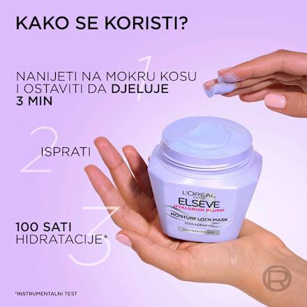 Maska za kosu Hydra Hyaluronic L'ORÉAL PARiS ELSEVE