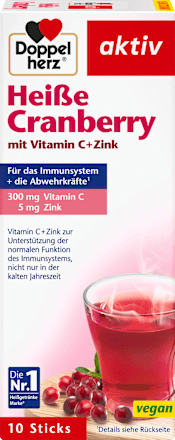 Direkt-Sticks Heiße Cranberry mit Vitamin C und Zink Doppelherz