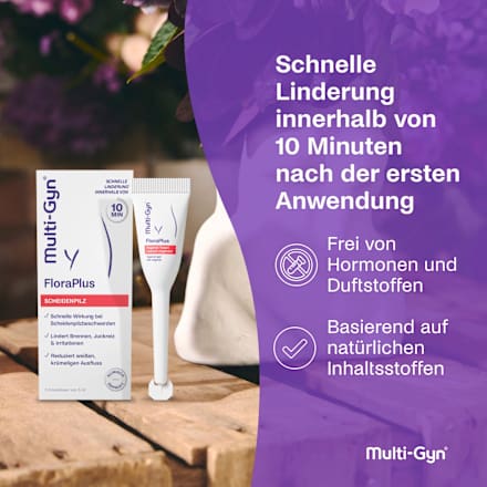 FloraPlus Vaginalgel Scheidenpilz 5 Applikatoren (5x5 ml) Multi-Gyn