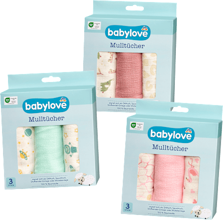 Mulltücher sortiert babylove