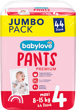 Бебешки гащички Premium, размер 4 maxi (8-15kg) babylove