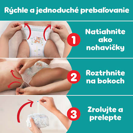 Plienkové nohavičky veľ. 3 (6 - 11 kg) Monthly Pack Pampers active baby