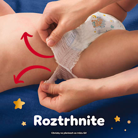 Plienkové nohavičky nočné veľ. 5 (11 - 17 kg) Pampers night pants