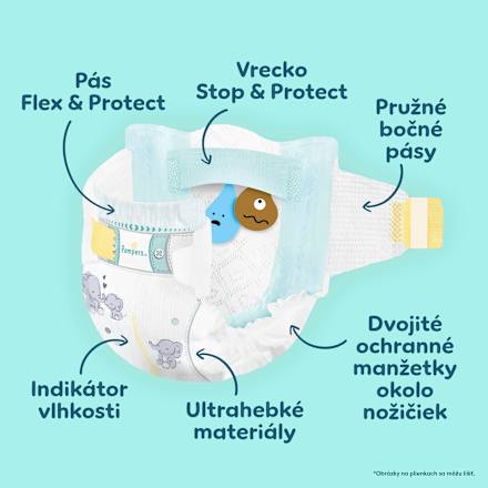 Plienky Premium Care veľ. 4 (9 - 14 kg) Pampers Premium Care