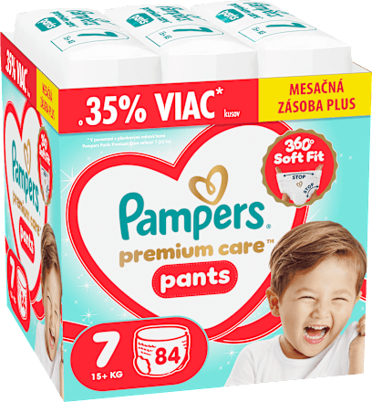 Plienkové nohavičky Premium Care Pants veľ. 7 (15+ kg) Pampers Premium Care