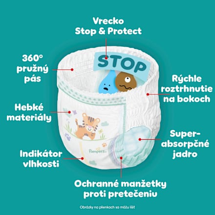 Plienkové nohavičky veľ. 5 (11 - 17 kg) Monthly Pack Pampers active baby