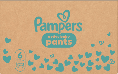 Plienkové nohavičky veľ. 6 (13-19 kg) Monthly Pack Pampers active baby