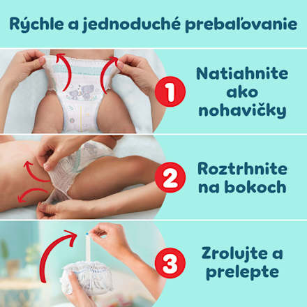Plienkové nohavičky Premium Care Pants veľ. 4 (9 - 15 kg) Pampers Premium Care