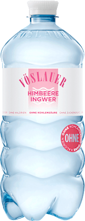 Mineralwasser Stilles Himbeere Ingwer VÖSLAUER