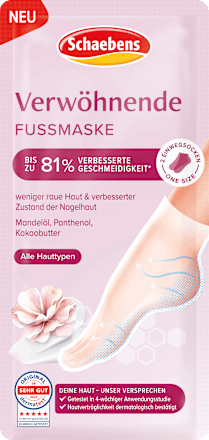 Fußmaske Socken verwöhnend (1 Paar) Schaebens