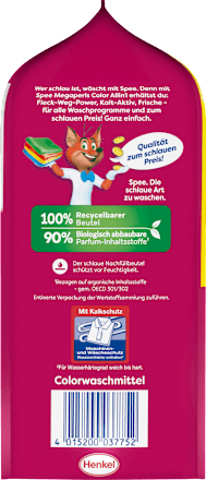 Colorwaschmittel Megaperls Spee