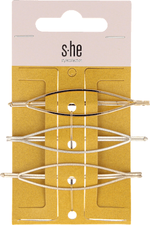 Fényes, ovális hullámcsat s-he stylecollection