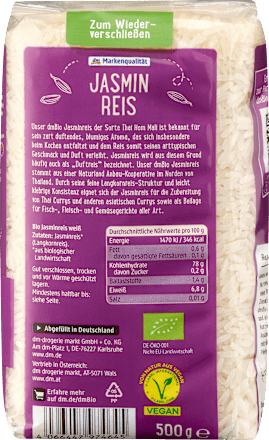 Jazmínová ryža biela dmBio