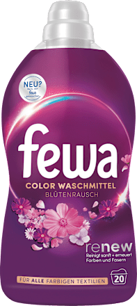 Colorwaschmittel Flüssig Renew Blütenrausch Fewa