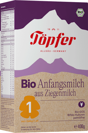 Anfangsmilch 1 aus Ziegenmilch, von Geburt an Töpfer