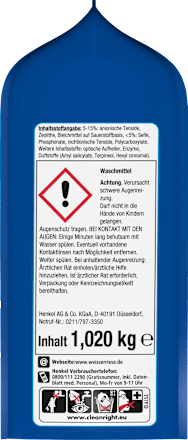 Vollwaschmittel Megaperls stark gegen Flecken Weißer Riese