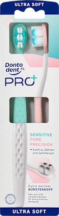 Zahnbürste Sensitive Pure Precision ultra soft Dontodent PRO+