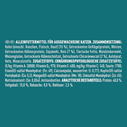 Trockenfutter Katze reich an Huhn, high protein PURINA ONE