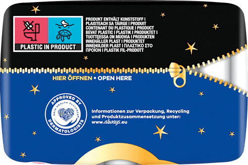 Damenbinden Maxi Night mit Flügeln always