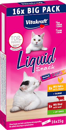 Katzenleckerli liquid snack Multipack (16x15 g) Vitakraft