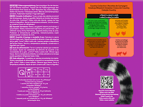 Nassfutter Katze Country Collection in Sauce, Tasty Mix Multipack (24x85 g) Whiskas