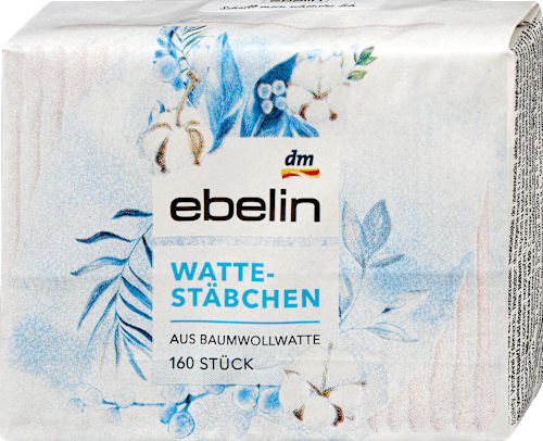 Wattestäbchen Nachfüllpack ebelin