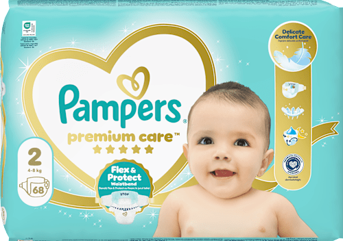 Plenice velikost 2 (4-8 kg) Pampers Premium Care