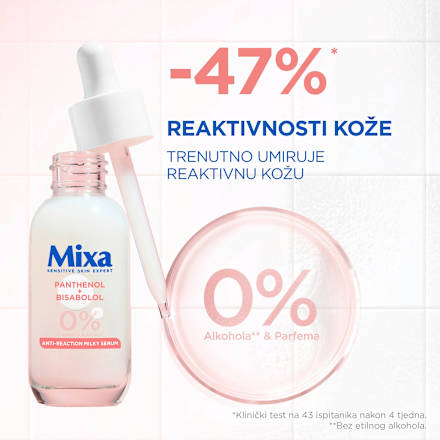 Mliječni serum za lice Anti Reaction Mixa