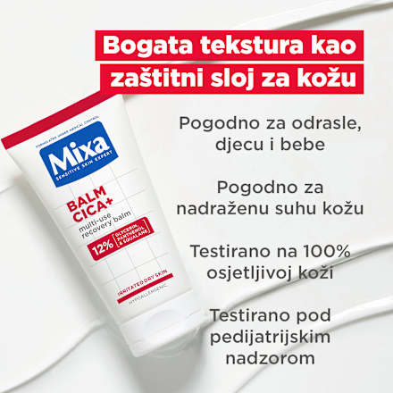 Višenamjenski balzam za nadraženu kožu Cica+ Mixa