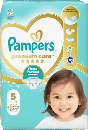 Plenice velikost 5 (11-16 kg) Pampers Premium Care